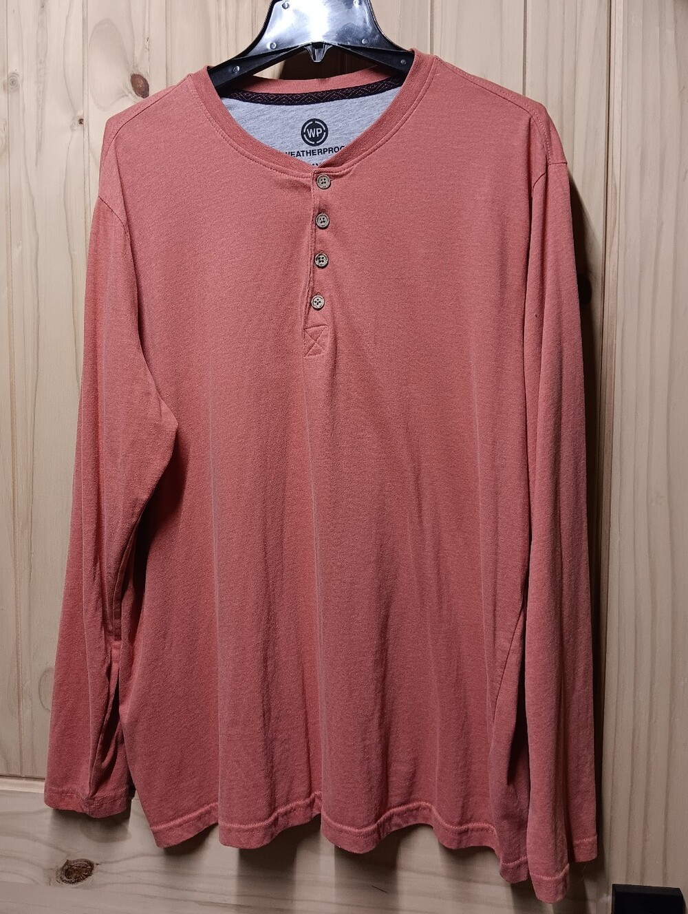 Weatherproof Men's Long-Sleeve Henley NWOT